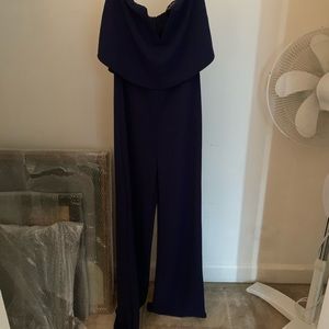 Navy blue jumpsuit